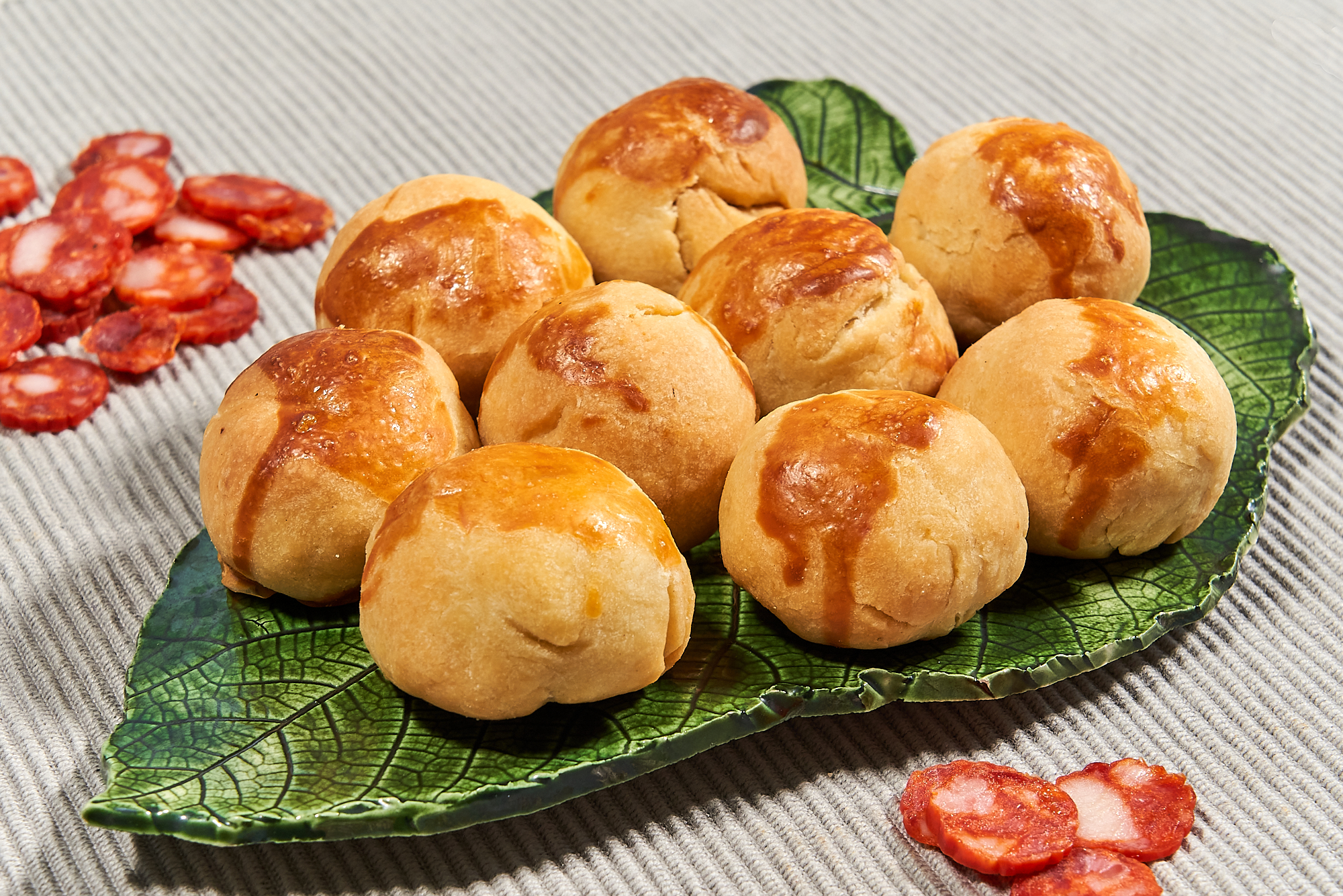 Bolinhas de Linguiça (10 Unidades)