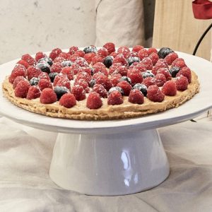 Tarte de Framboesas e Mirtilos