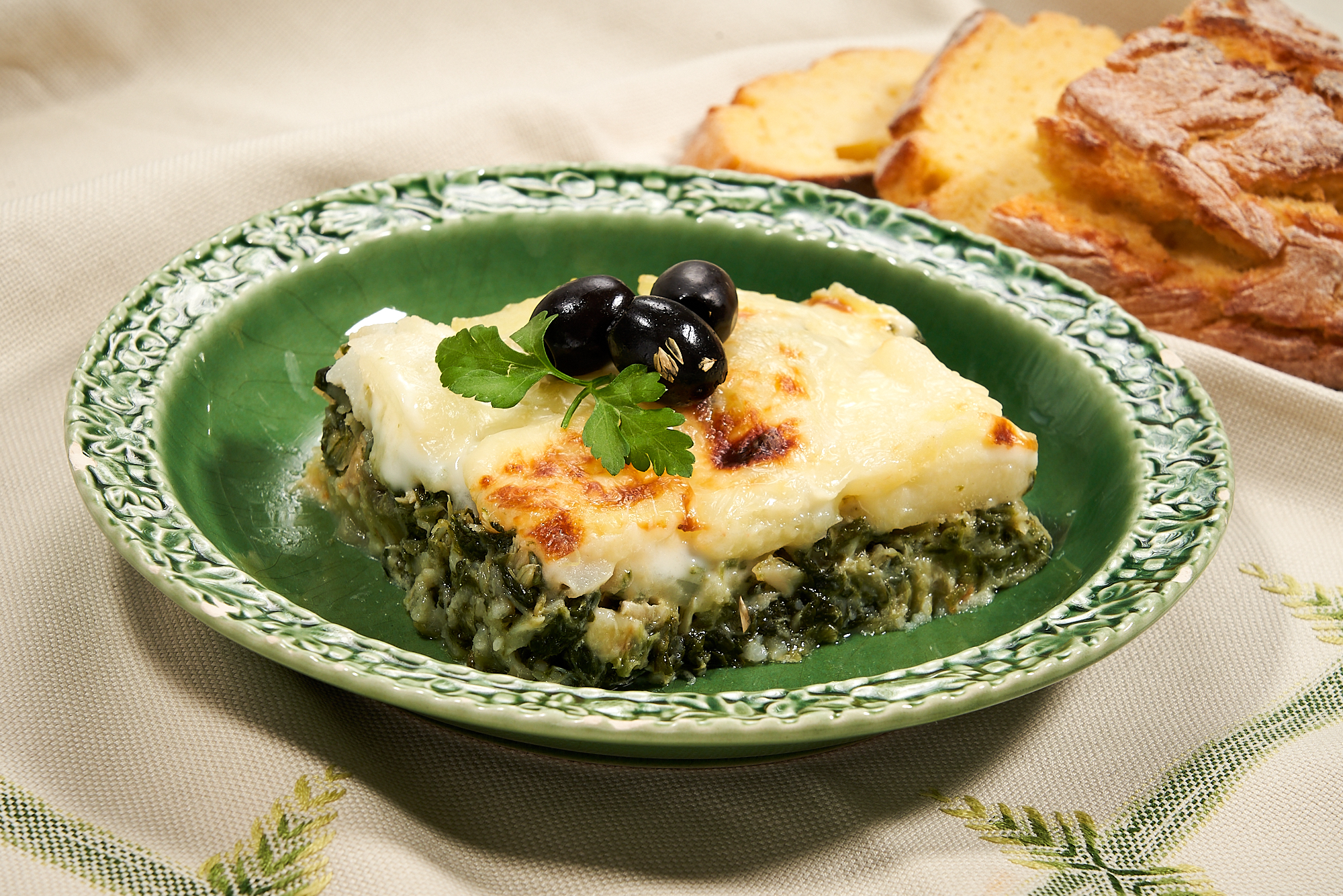 Bacalhau com Espinafres